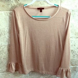 Jcrew sparkle pink sweater Size L